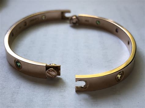 cartier love bracelet without screw|genuine cartier love.